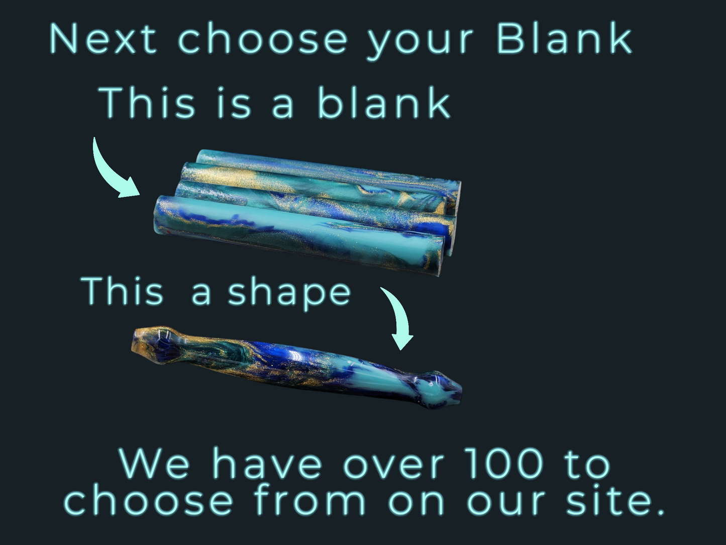 Custom Vacuum Diamond Pens