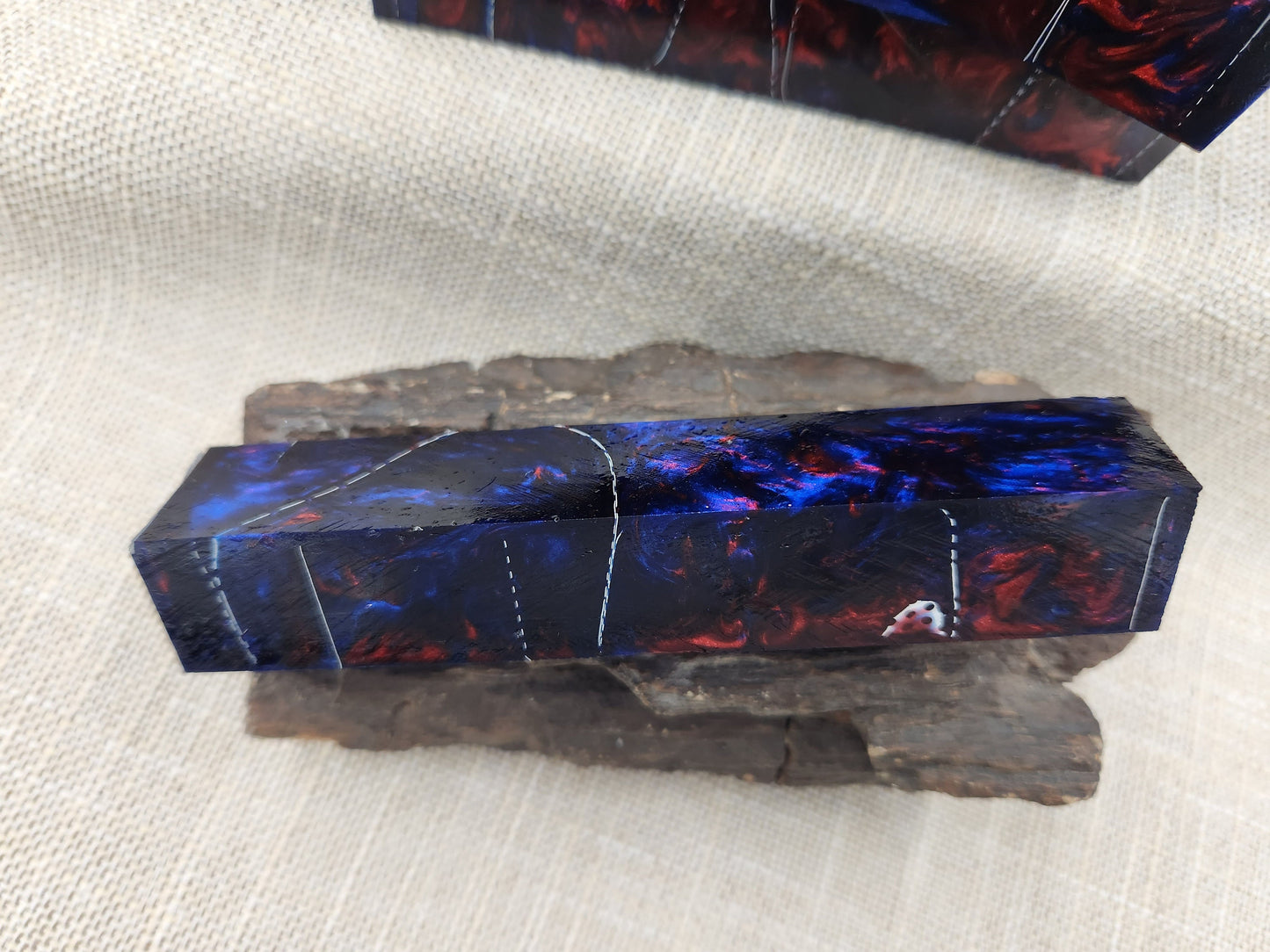 Patriot snake skin Pen Blank