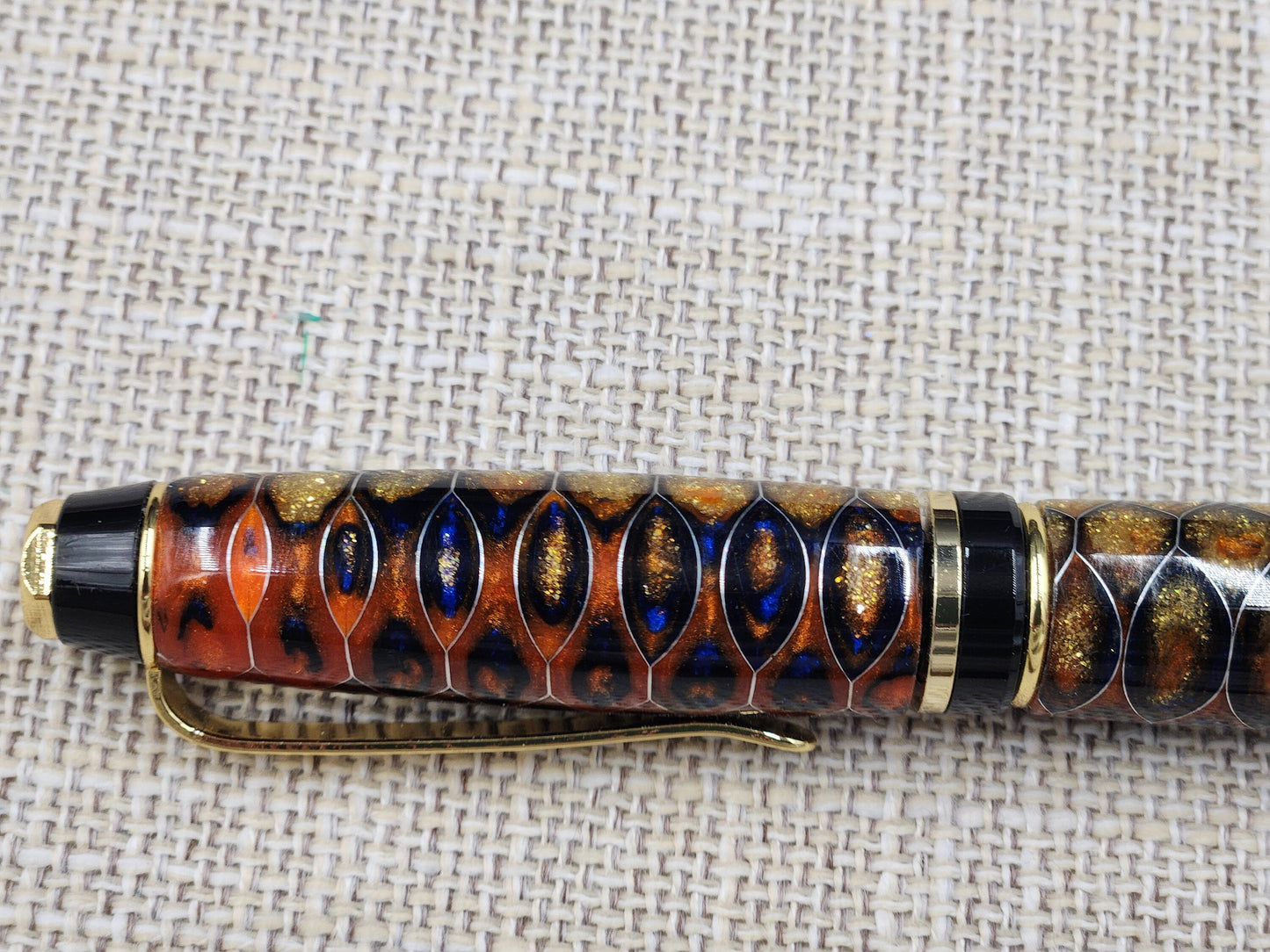 Sunset Honeycomb Pen Blank