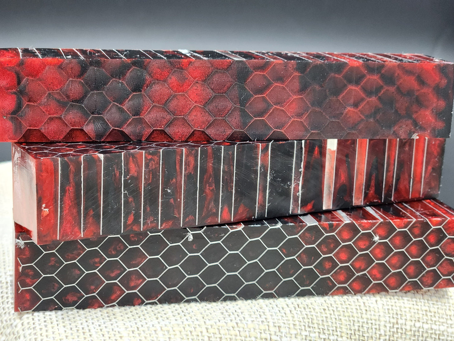 Red Mamba Honeycomb Blank