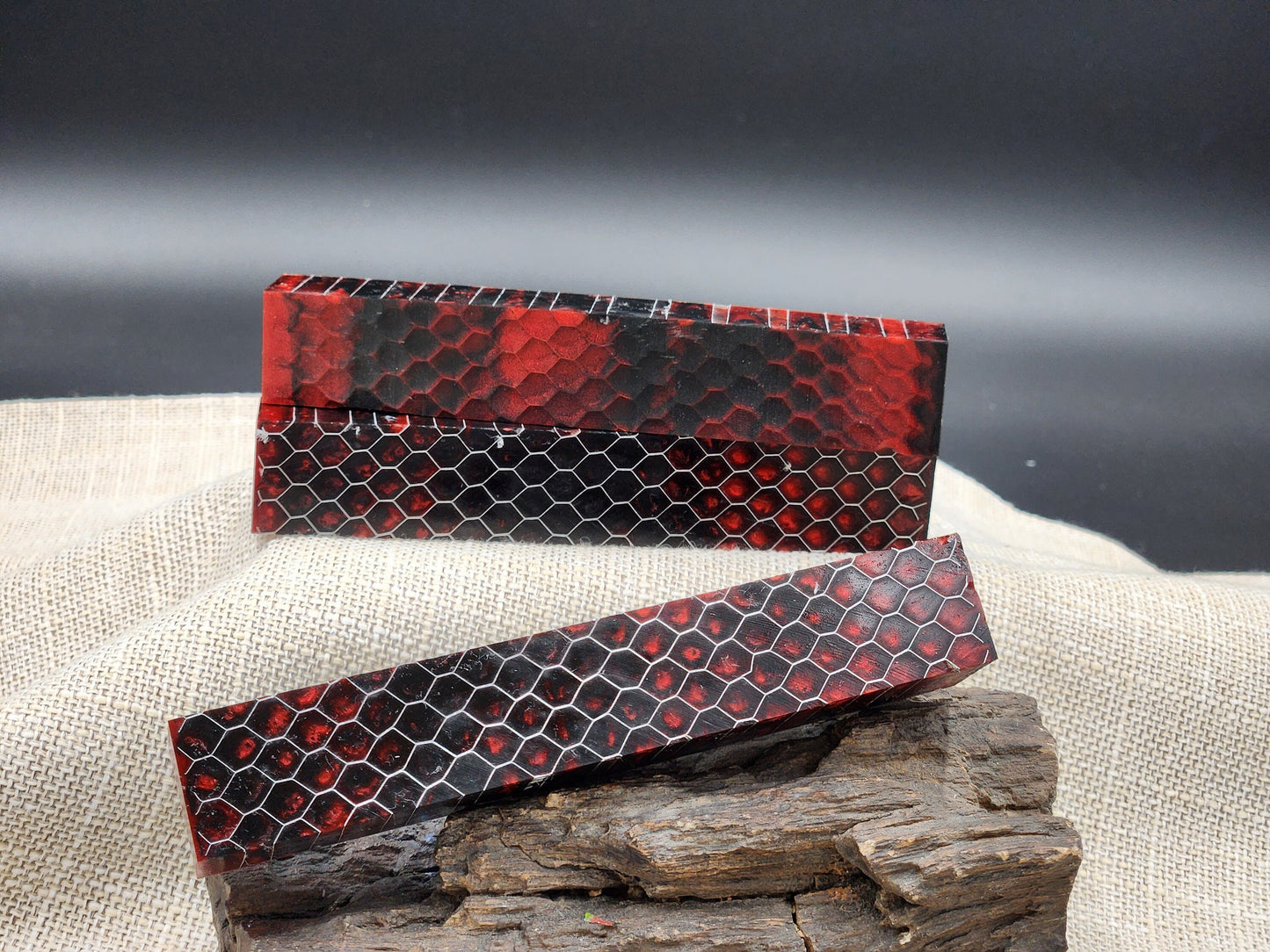Red Mamba Honeycomb Blank