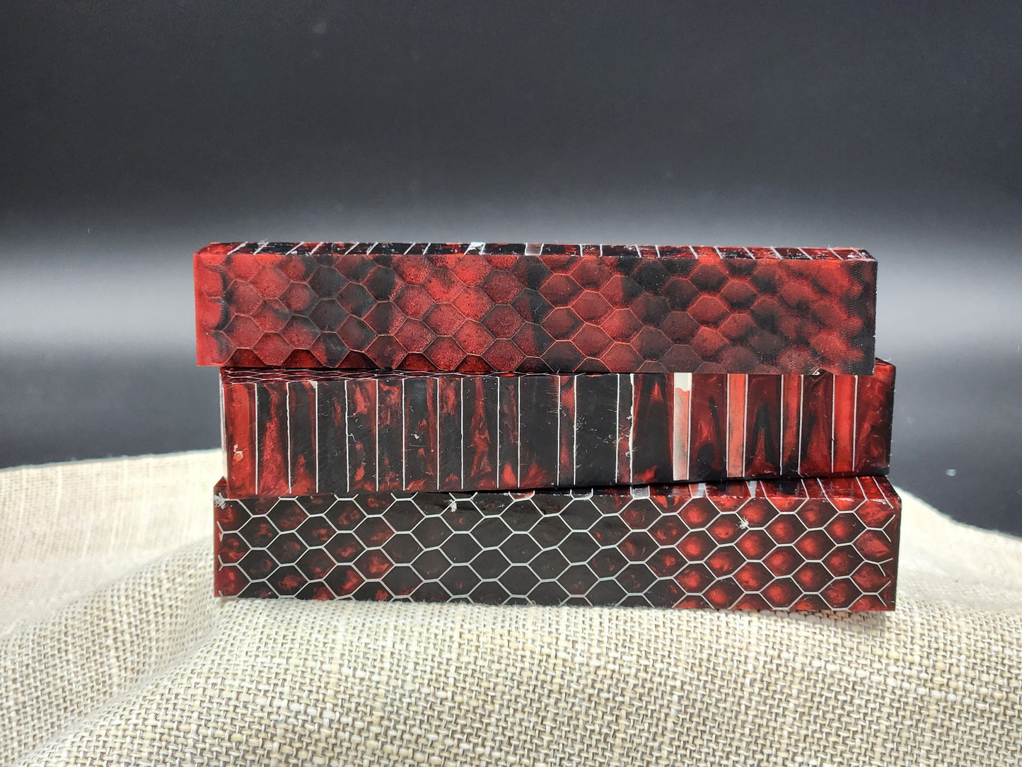 Red Mamba Honeycomb Blank
