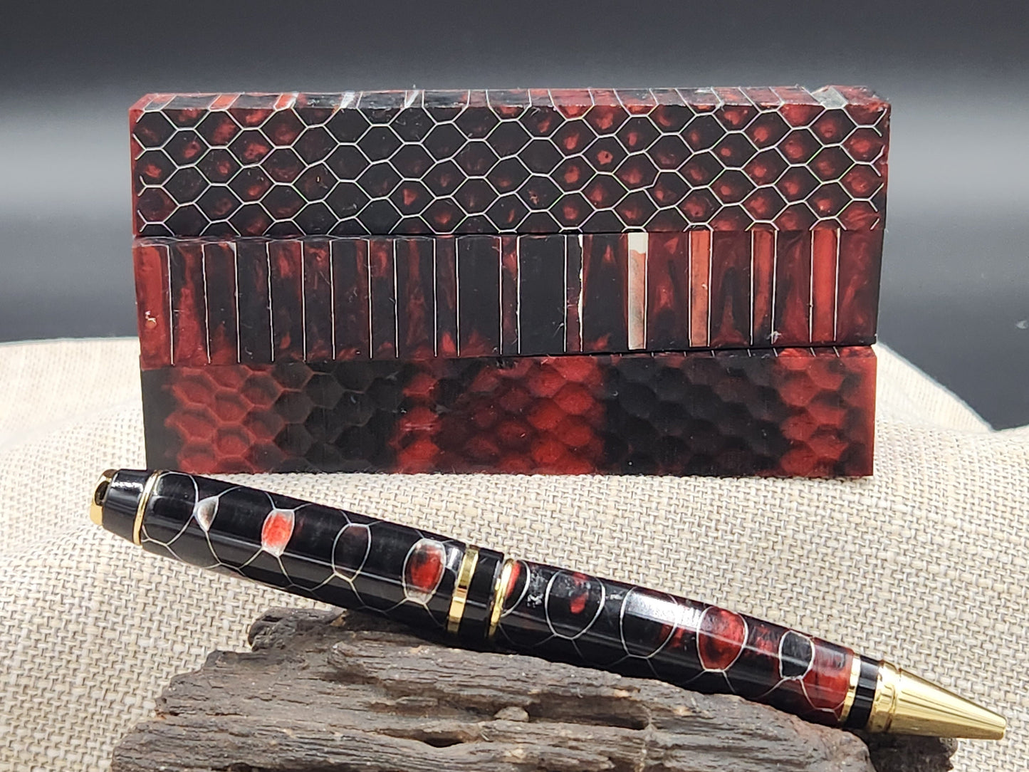 Red Mamba Honeycomb Blank