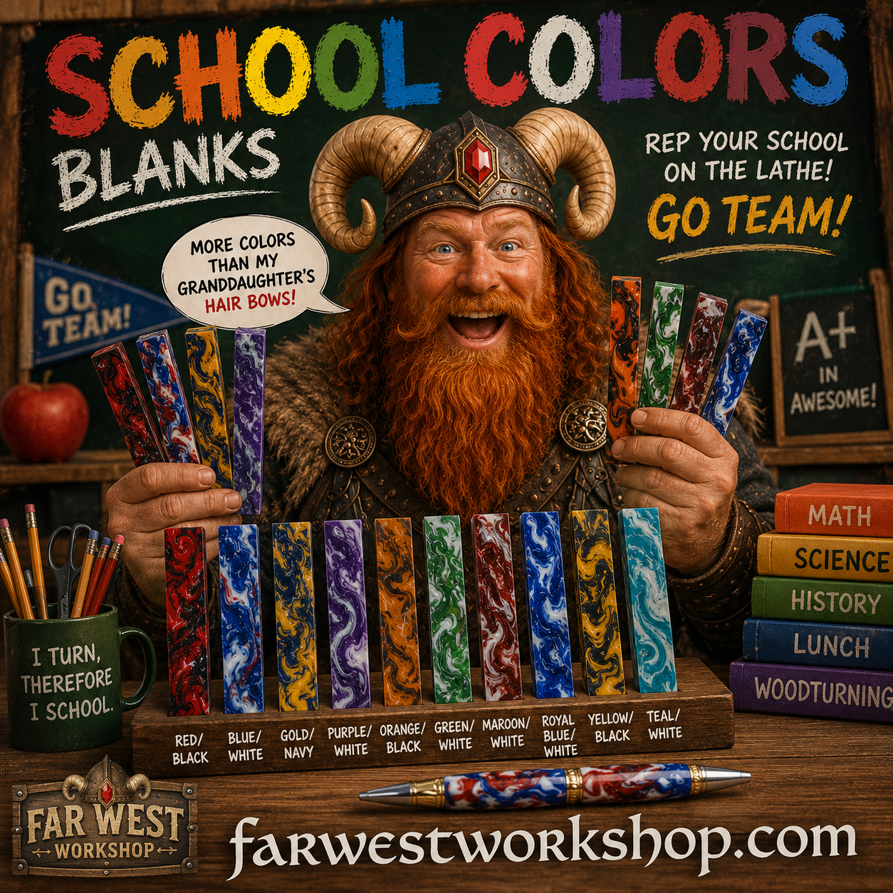School/Team colors blanks