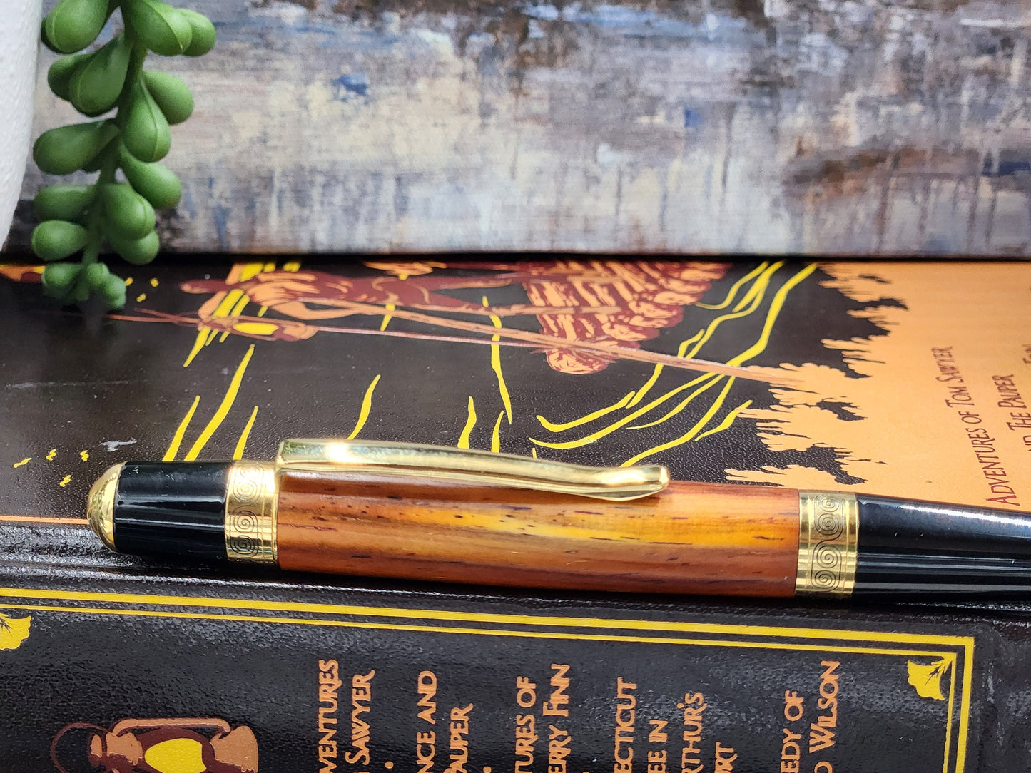 Cocobolo Gatsby Gold Twist Pen