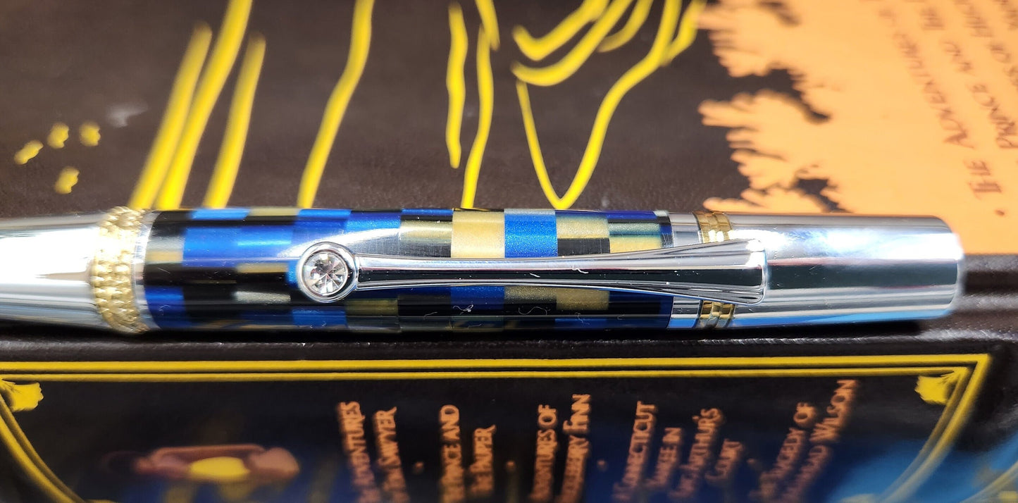 Golden Sapphire Rubix Majestic Squire Pen