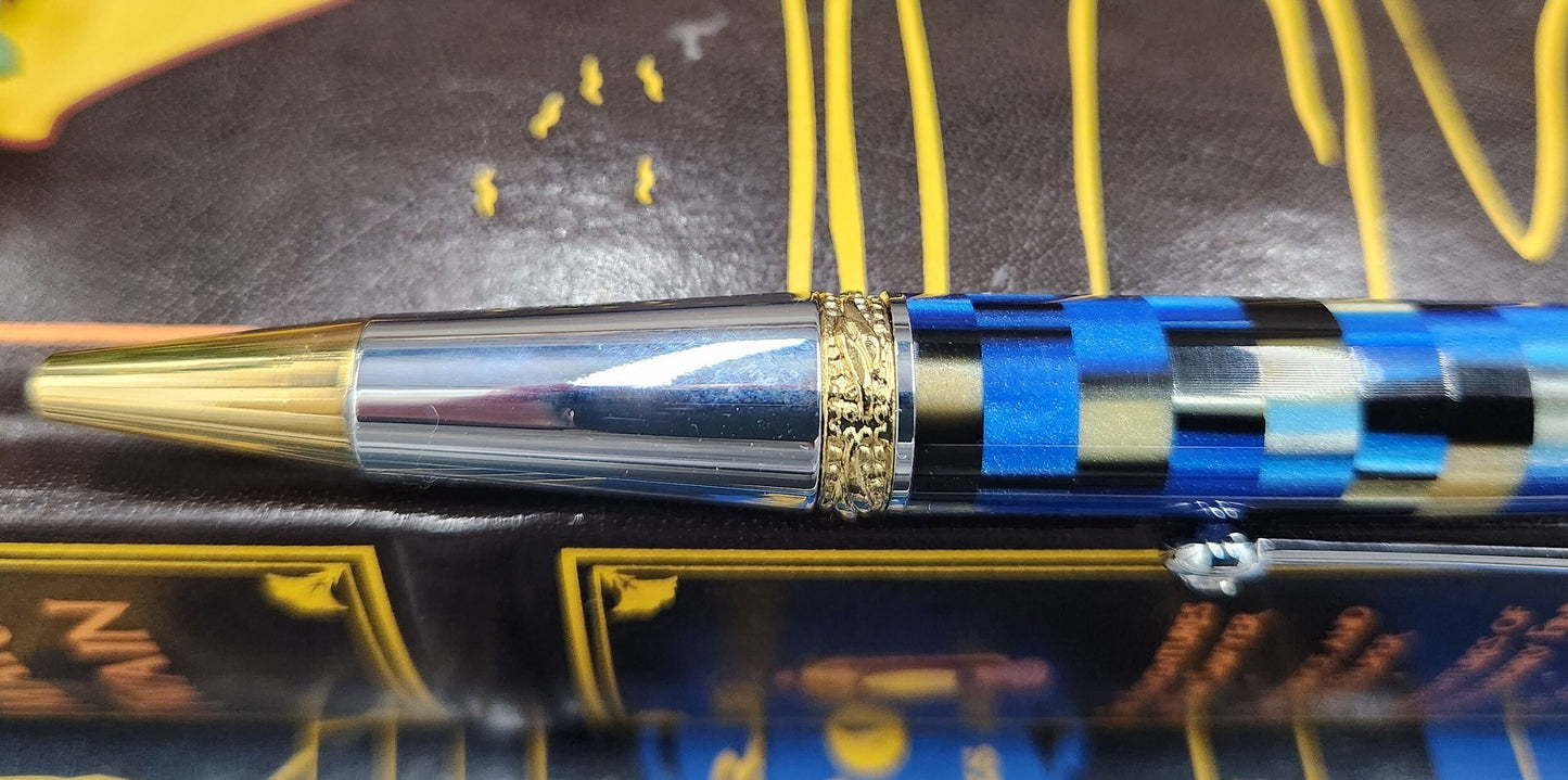 Golden Sapphire Rubix Majestic Squire Pen