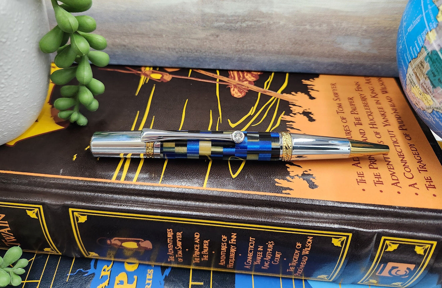 Golden Sapphire Rubix Majestic Squire Pen