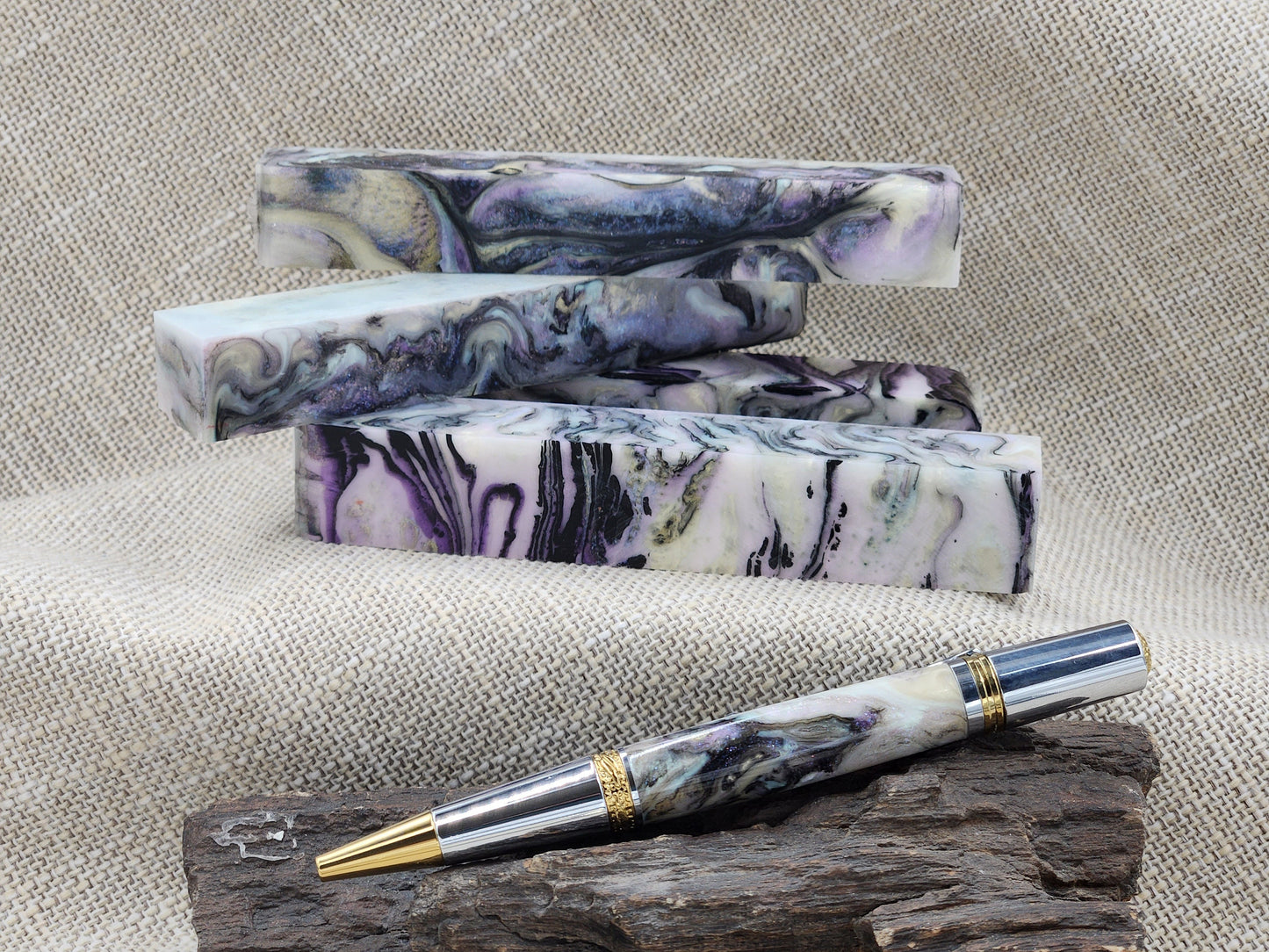 Abalone (faux) Pen Blanks