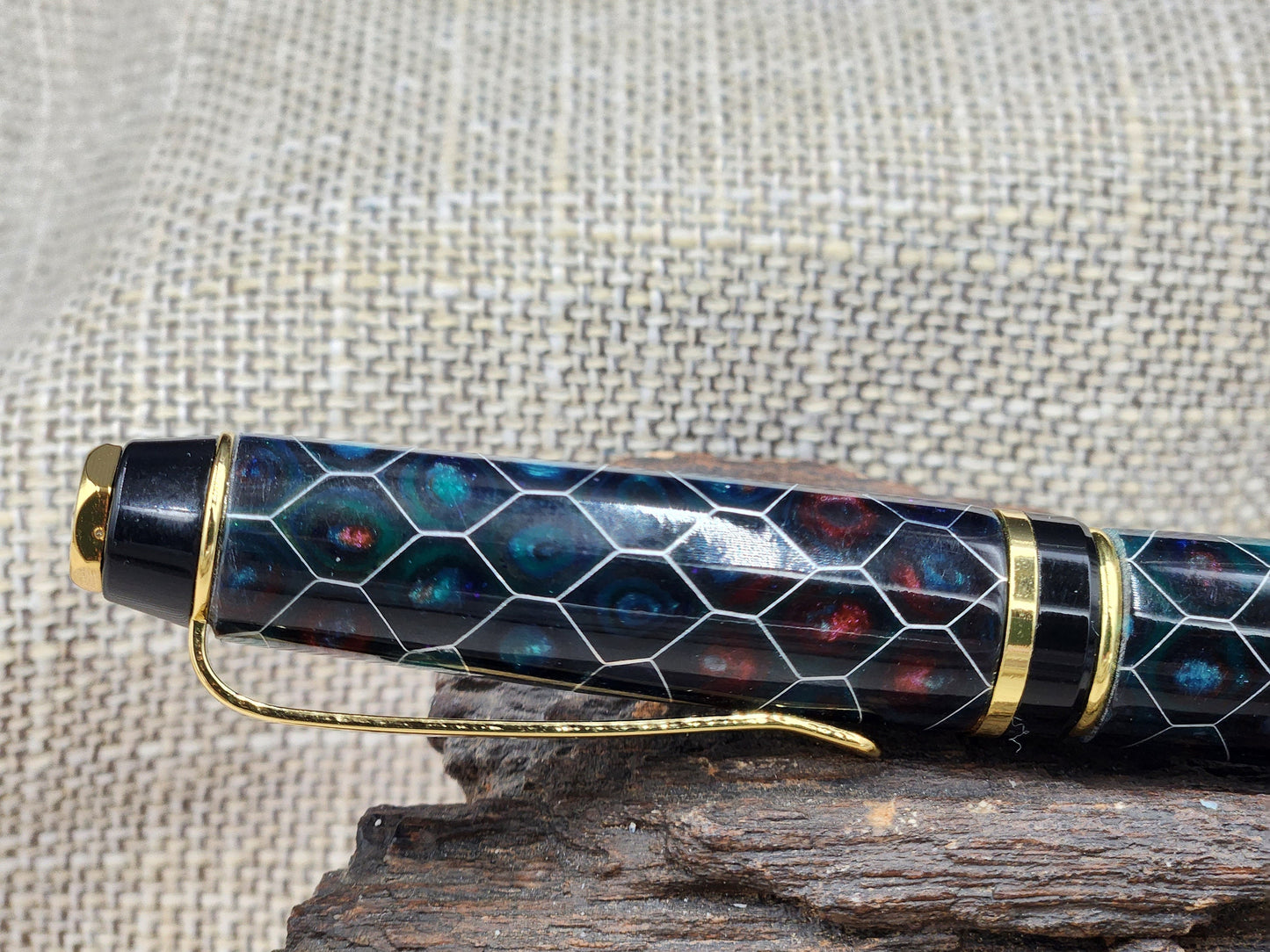 Robby J Honeycomb Pen Blank