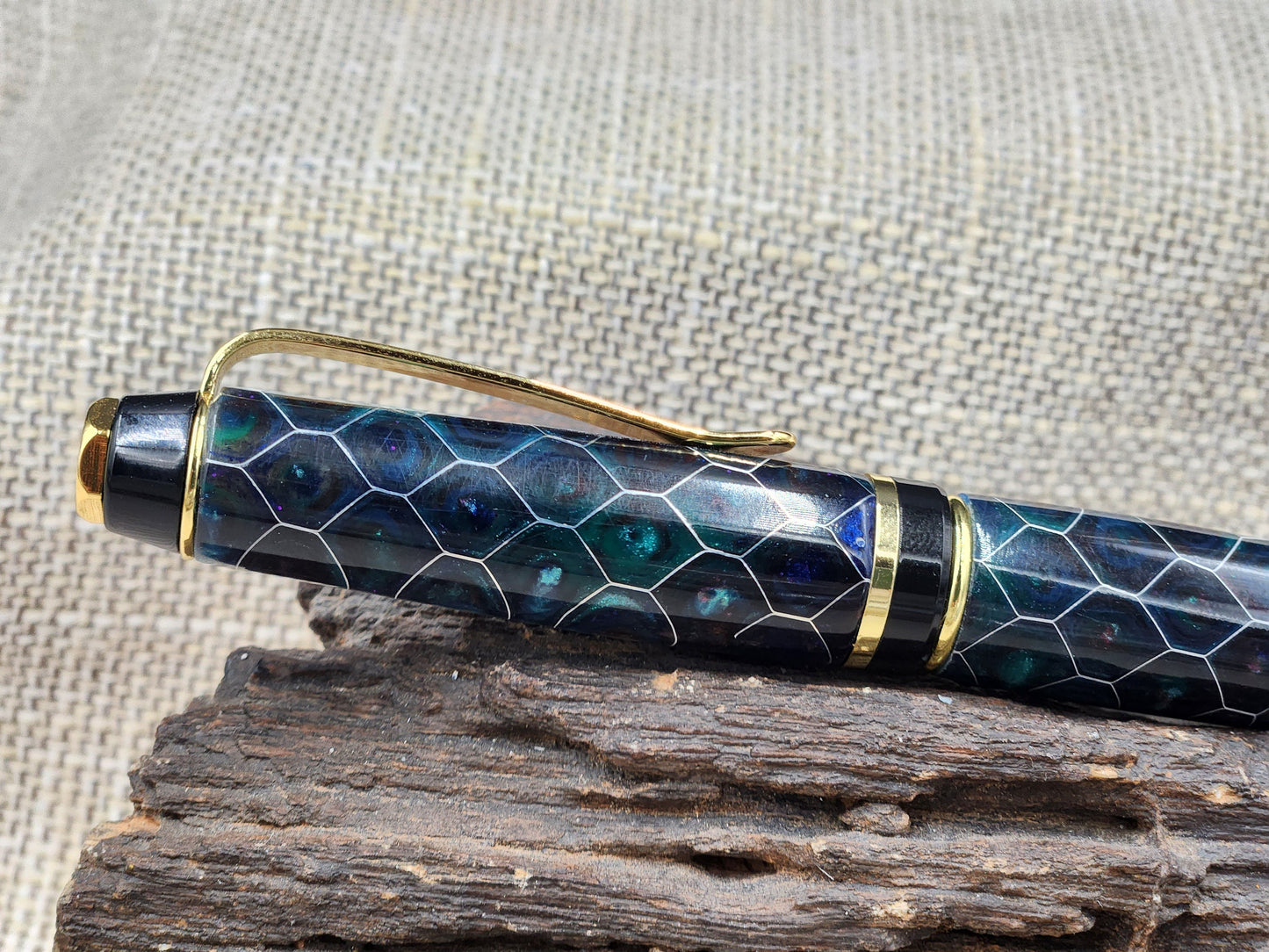 Robby J Honeycomb Pen Blank