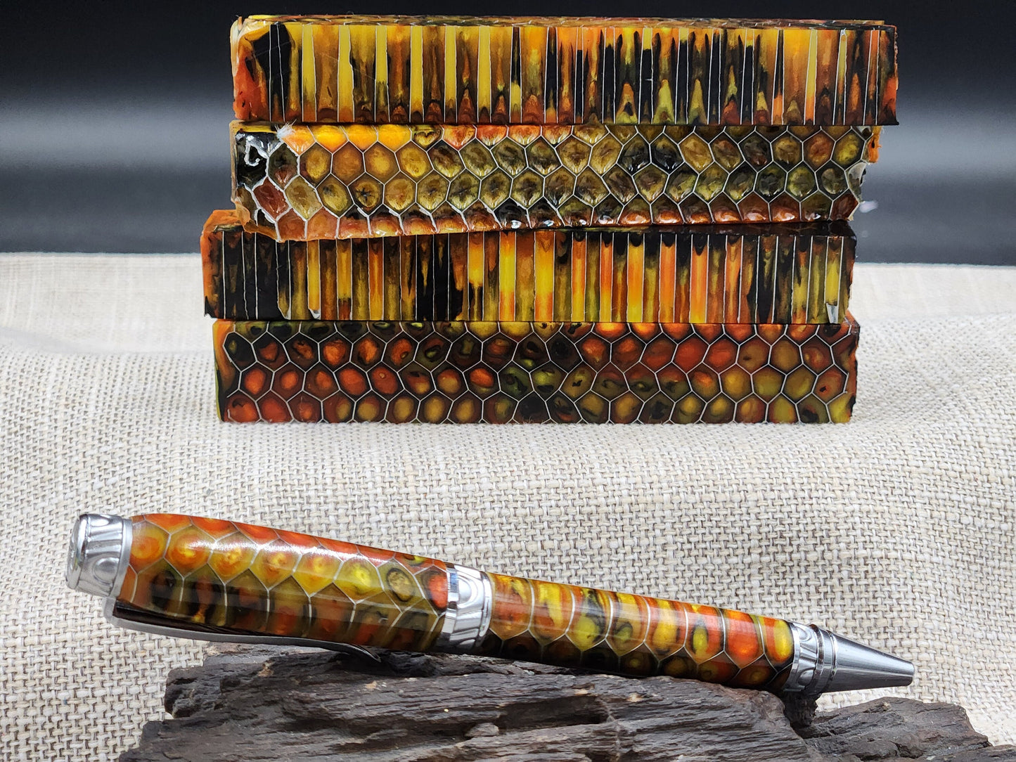 Sunshine State Honeycomb Pen Blank