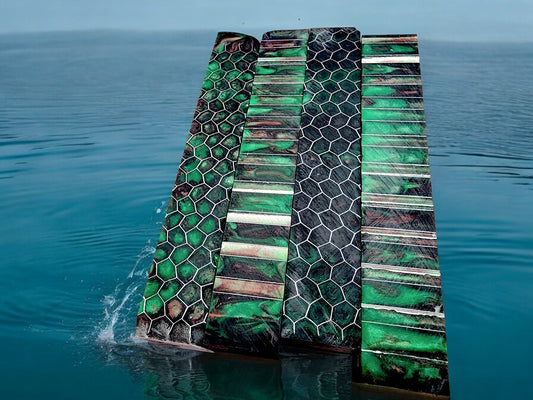 Emerald Isles Honeycomb blank