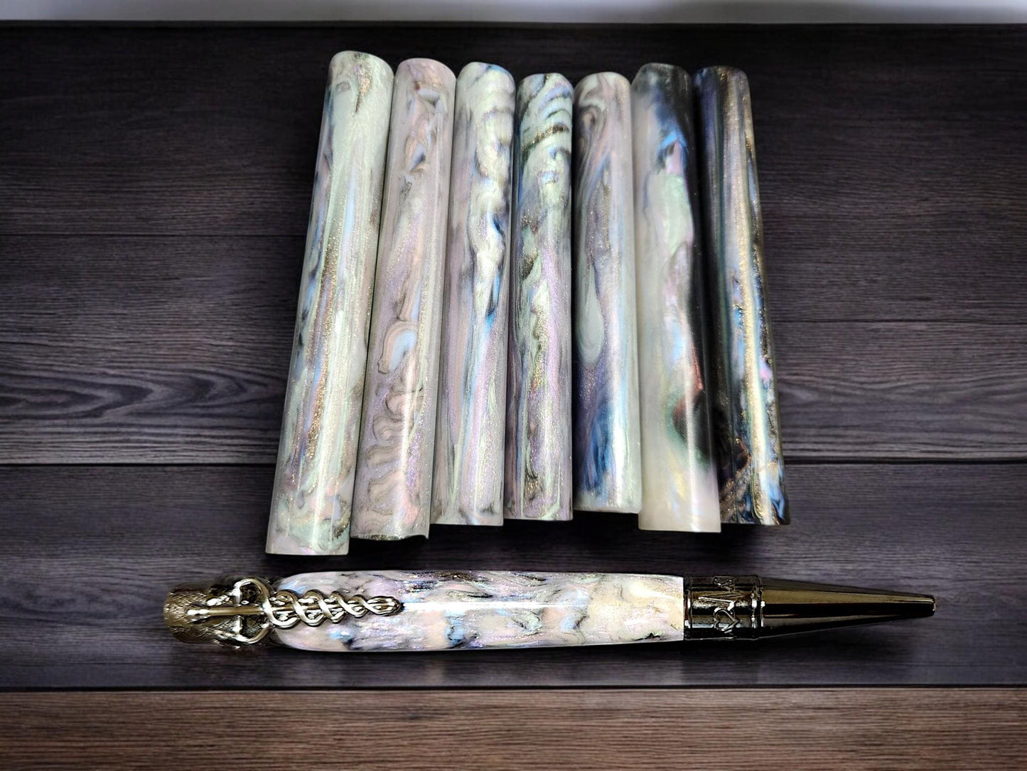 Abalone Pen Blanks round