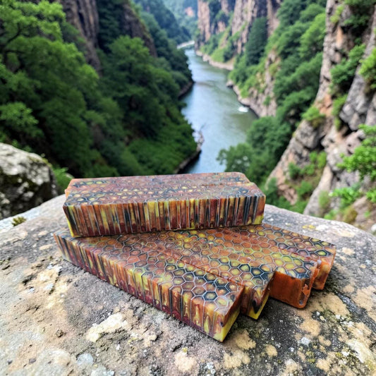Dragon's Breath Honeycomb Pen Blank
