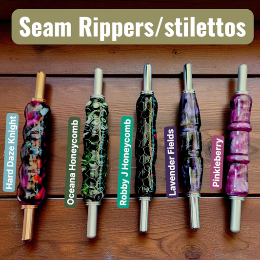 Seam Ripper and stiletto combo